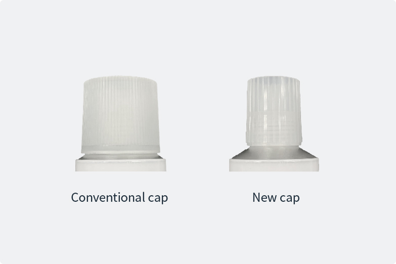 Downsized hair colorant caps
